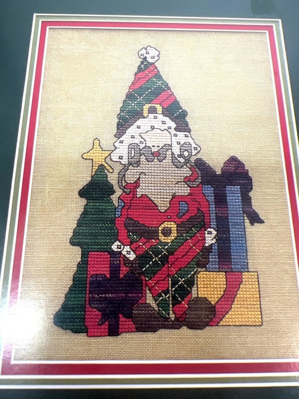 Cross Stitch Chart Only McNick Santa & Presents By Twisted Threads